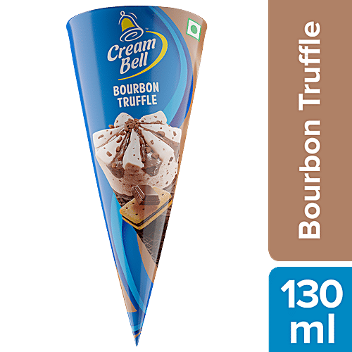 Buy Cream Bell Cone Ice Cream Bourbon Truffler, Rich & Creamy Online