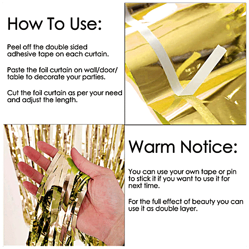 CherishX Foil Curtains - For Birthdays, Engagements, Baby Showers & Party Decorations, 3 x 6 Ft, Pastel Green, 2 pcs