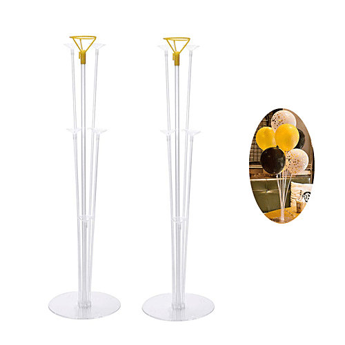 Buy CherishX Decoration Kit Table Balloon Stand Holder, Confetti