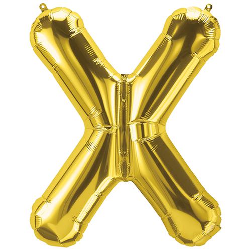CherishX A Letter/Alphabet Foil Balloon - For Birthday & Anniversary Decorations, 41 cm, Golden, 1 pc  