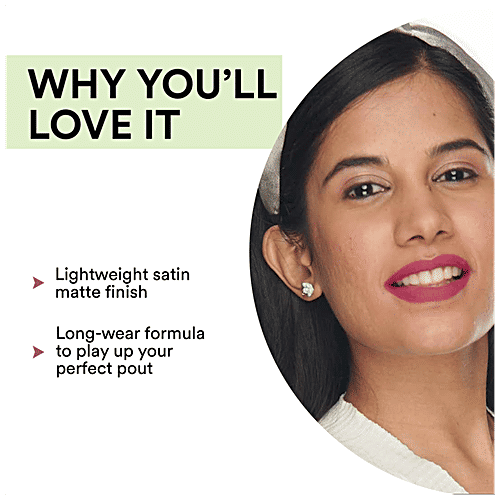 Sugar Pop Matte Lipstick - Enriched With Vitamin E, Long Lasting, Lightweight, Satin Finish, 4.2 g 01 Taupe 