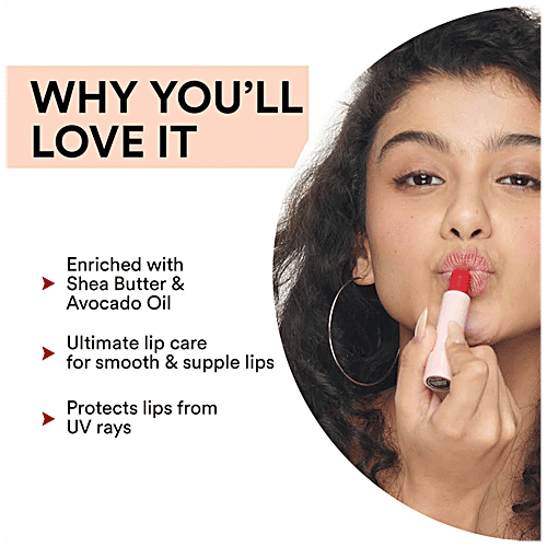 Sugar Pop Nourishing Lip Balm - With Shea Butter & Avocado Oil, Hydrating, Moisturising, 4.5 g 02 Cherry