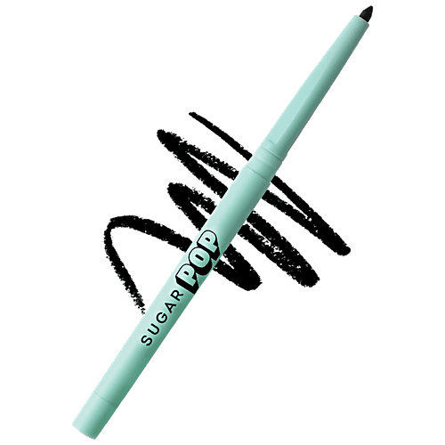 Sugar Pop Longwear Kajal - Waterproof, Smudge-Proof, Velvet Finish, 30 g 01 Black