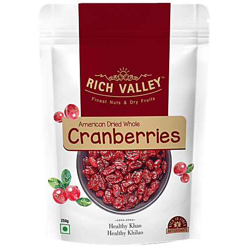 Buy Rich Valley American Whole Dried Cranberries Prevents UTI Online