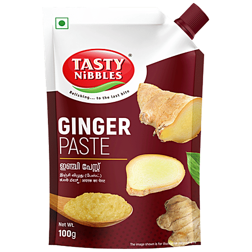Tasty Nibbles Ginger Paste - Use in Marinade, Chutneys & Gravies, 100 g
