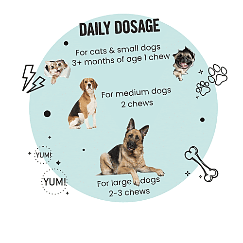 Bark Out Loud Immunity Chewstix - Multivitamins Fresh Chicken Treats, Omega & Zinc Dogs & Cats, 100 g (Pack of 18)