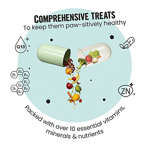 Bark Out Loud Immunity Chewstix - Multivitamins Fresh Chicken Treats, Omega & Zinc Dogs & Cats, 100 g (Pack of 18)