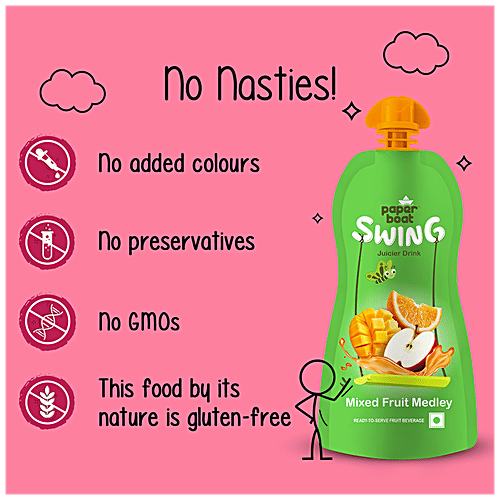 Buy Paperboat Swing Swing Juicer Drink Mixed Fruit Medley, Thick & Flavourful, Ready To Serve