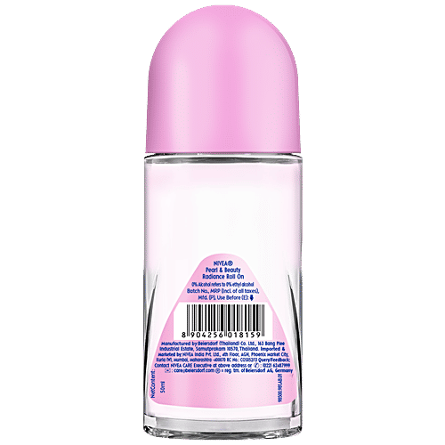 Nivea Women Deodorant Roll On - Pearl & Beauty Radiance for Eventoned Smooth & Beautiful Underarms, 50 ml  