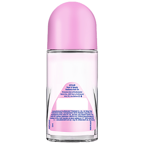 Nivea Women Deodorant Roll On - Pearl & Beauty Radiance for Eventoned Smooth & Beautiful Underarms, 50 ml  