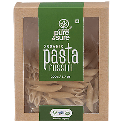 Buy Phalada Pure & Sure Organic Pasta Fusilli Healthy, Made With