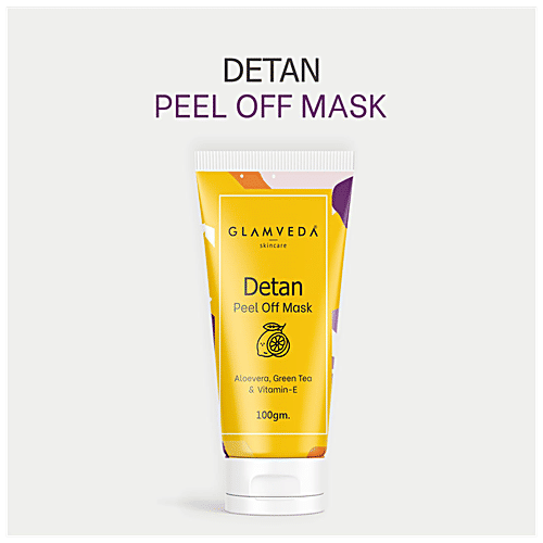 Buy Glamveda Detan Peel Off Mask Easily Removes Dead Skin Online at