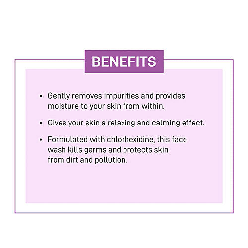 MyGlamm MyGlamm Wipeout Germ Killing Face Wash -Lavender & Neem-60gm, 60 g  