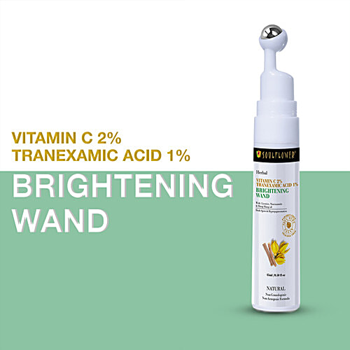 Soulflower Face Serum - With Vitamin C For Glowing Skin, Helps Remove Dark Spots & Hyperpigmentation, 15 ml