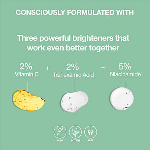 Soulflower Face Serum - With Vitamin C For Glowing Skin, Helps Remove Dark Spots & Hyperpigmentation, 15 ml