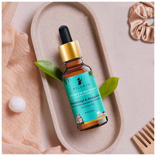 Buy PILGRIM Redensyl & Anagain Advanced Hair Growth Serum With Green Tea -  Reduces Hair-Fall Online at Best Price of Rs 680 - bigbasket