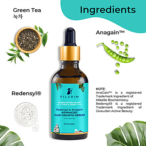 Buy PILGRIM Redensyl & Anagain Advanced Hair Growth Serum With Green