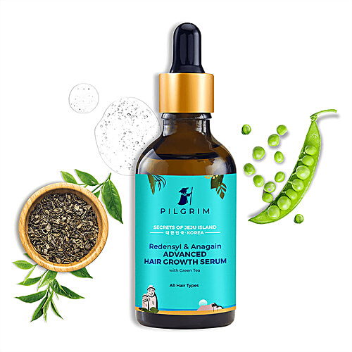 Buy PILGRIM Redensyl & Anagain Advanced Hair Growth Serum With Green Tea Reduces HairFall