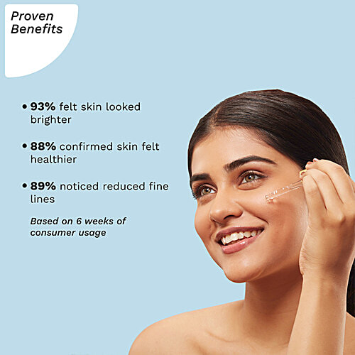 Pilgrim Vitamin C Night Serum For Face - Oil-Based, Enhances Firmness & Elasticity, 30 ml  