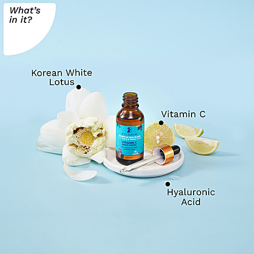 Pilgrim Vitamin C Night Serum For Face - Oil-Based, Enhances Firmness & Elasticity, 30 ml  