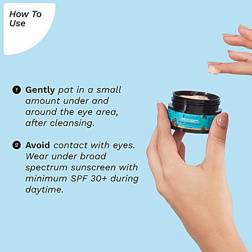 Pilgrim Retinol Under Eye Cream With Vitamin C & Hyaluronic Acid - Refreshes Tired Eyes, 30 g  