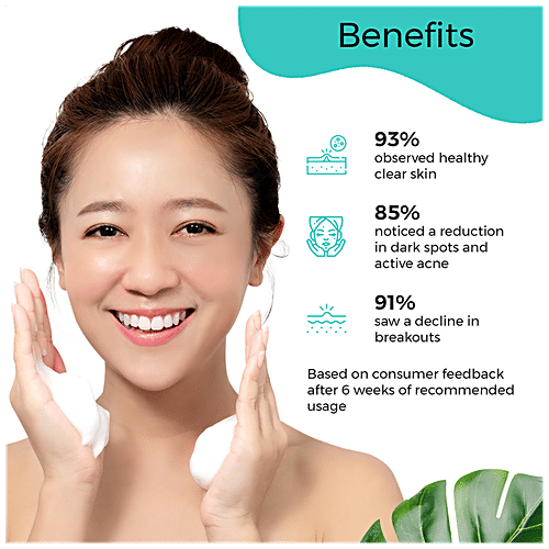 Buy PILGRIM Salicylic & Glycolic Acid Foaming Face Wash With Yugdugu