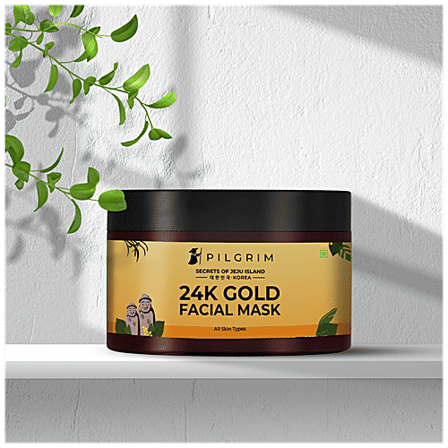 Buy PILGRIM 24K Gold Facial Mask - Boosts Collagen, Enhances Natural Glow,  For All Skin Types Online at Best Price of Rs 535.5 - bigbasket