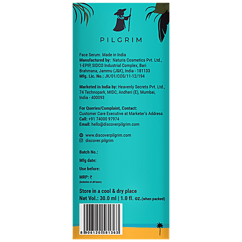 Pilgrim Lift & Firm Serum With Retinol & Hyaluronic Acid - Reduces Fine Lines & Wrinkles, 30 ml  