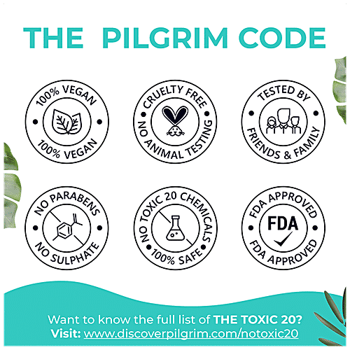 Pilgrim Natural Vitamin C Serum With Hyaluronic Acid & Kakadu Plum - For All Skin Types, 30 ml  