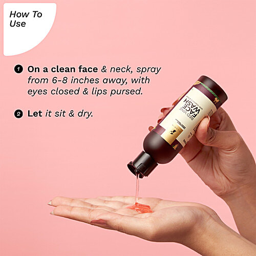 Pilgrim Red Vine Face Mist & Toner With Niacinamide & Aloe, 100 ml  