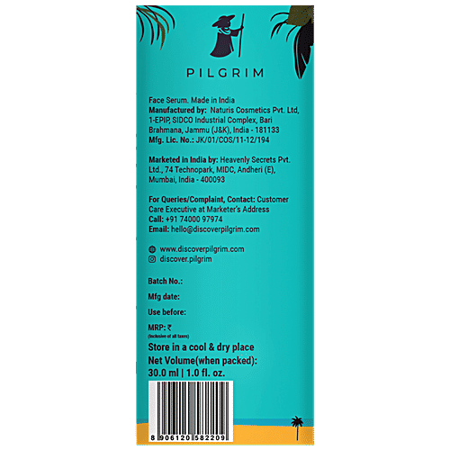 Buy PILGRIM Oil Control Serum With Salicylic Acid & Niacinamide For Oily & Acne Prone Skin