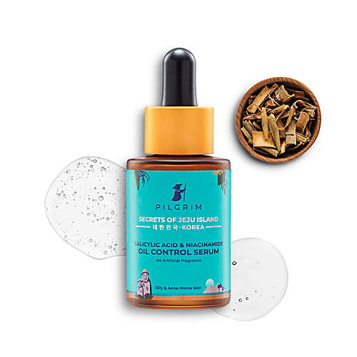Buy PILGRIM Oil Control Serum With Salicylic Acid & Niacinamide For Oily & Acne Prone Skin