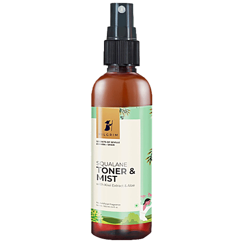 Buy PILGRIM Squalane Face Toner & Mist For Glowing Skin Hydrates