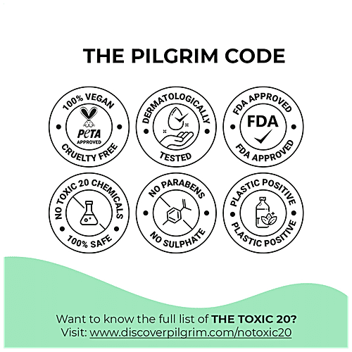 Pilgrim Squalane Glow Creme Serum With Tranexamic Acid & Alpha Arbutin - Hydrates Skin, 30 g  