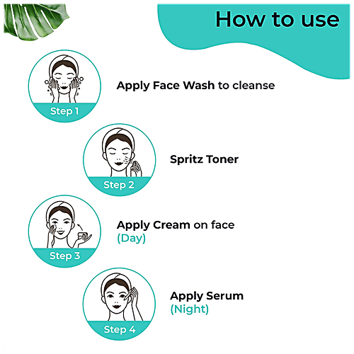 Pilgrim Korean Beauty Flawless Skin Face Care Kit With Vitamin C - Provides Clear Skin, 300 g  