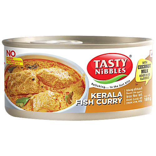Tasty Nibbles Kerala Fish Curry With Coconut Milk - Light & Flavourful, 185 g Tin 
