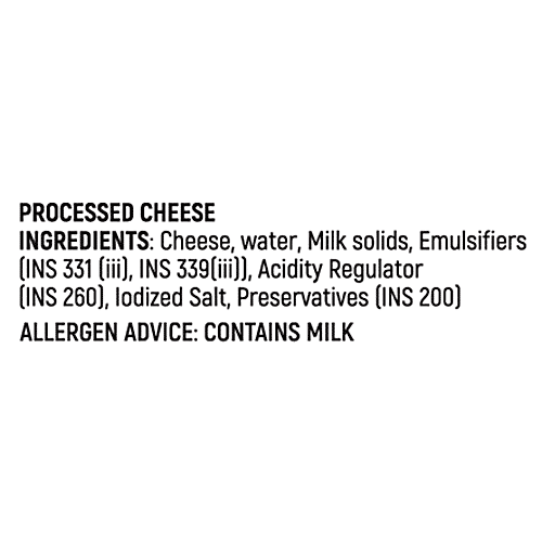 Buy Cavins Processed Cheese Slices Rich In Calcium, Fat & Protein
