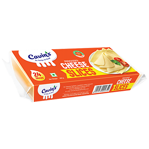 Buy Cavins Processed Cheese Slices Rich In Calcium, Fat & Protein