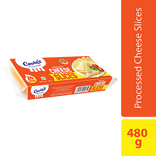 Buy Cavins Processed Cheese Slices Rich In Calcium, Fat & Protein