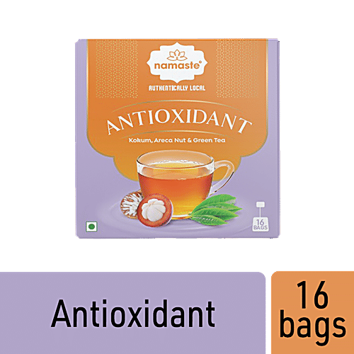 Buy NAMASTE CHAI Antioxidant Herbal Tea Kokum, Areca Nut & Green Tea
