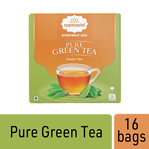 Buy NAMASTE CHAI Pure Green Herbal Tea Green Tea, Authentically Local