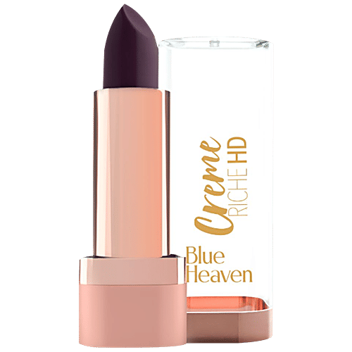Blue Heaven CrÃ¨me Riche HD Lipstick - Smooth Finish, Comfortable To Wear, 4 g Purple 167 