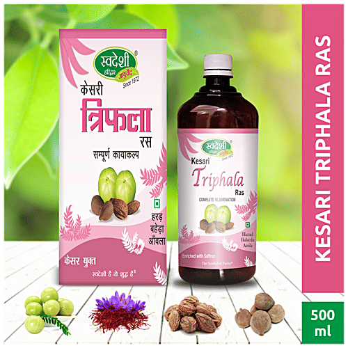 Buy SWADESHI AYURVED Kesari Triphala Ras For Debility, Fights Heart