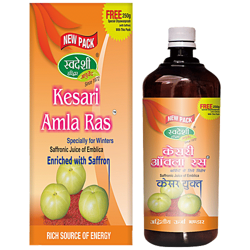 Buy SWADESHI AYURVED Keshari Amla Ras Controls Blood Pressure Online