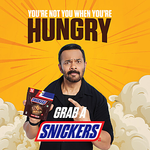 Snickers Minis Chocolate Pack, 138 g (12x11.5 g) Loaded With Peanuts, Nougat, & Caramel