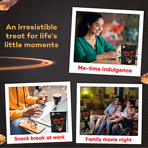 Mars Miniatures Nougat & Caramel Filled Chocolates, 100 g (10 N x 10 g Each) Soft Nougat and Caramel
Delicious Chocolate Layer
Irresistible Treat