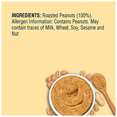 Saffola FITTIFY Natural Peanut Butter Unsweetened Extra Crunchy, 200 g Jar 