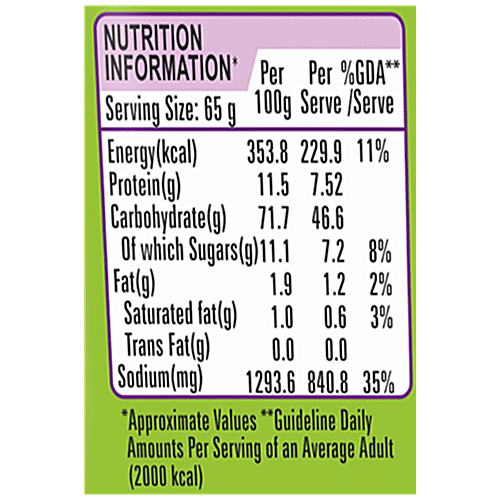 Blue Bird 5 Minutes Pasta Creamy Cheese Macaroni - Lip Smacking Taste, Rich In Carbohydrates & Proteins, 65 g  