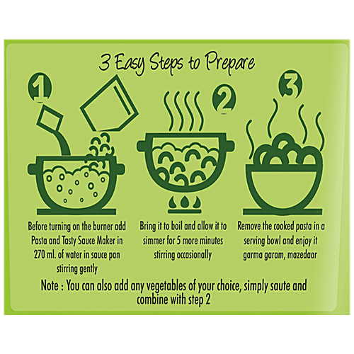 Blue Bird 5 Minutes Pasta Creamy Cheese Macaroni - Lip Smacking Taste, Rich In Carbohydrates & Proteins, 65 g  