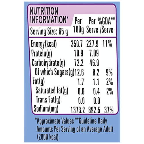 Blue Bird 5 Minutes Pasta Cheesy Tomato Fusilli With Tasty Sauce Maker - Spicy & Creamy, 65 g  